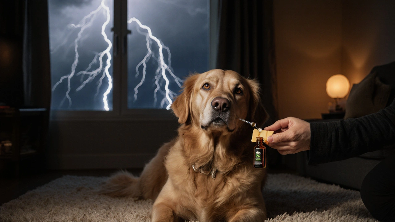 CBD‑Öl für Hunde: Wie oft bei Angst verabreichen?