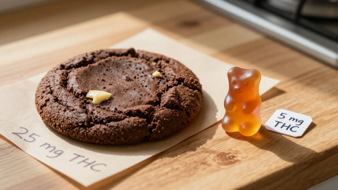 Sind Cookie-Edibles stärker als Gummibärchen?