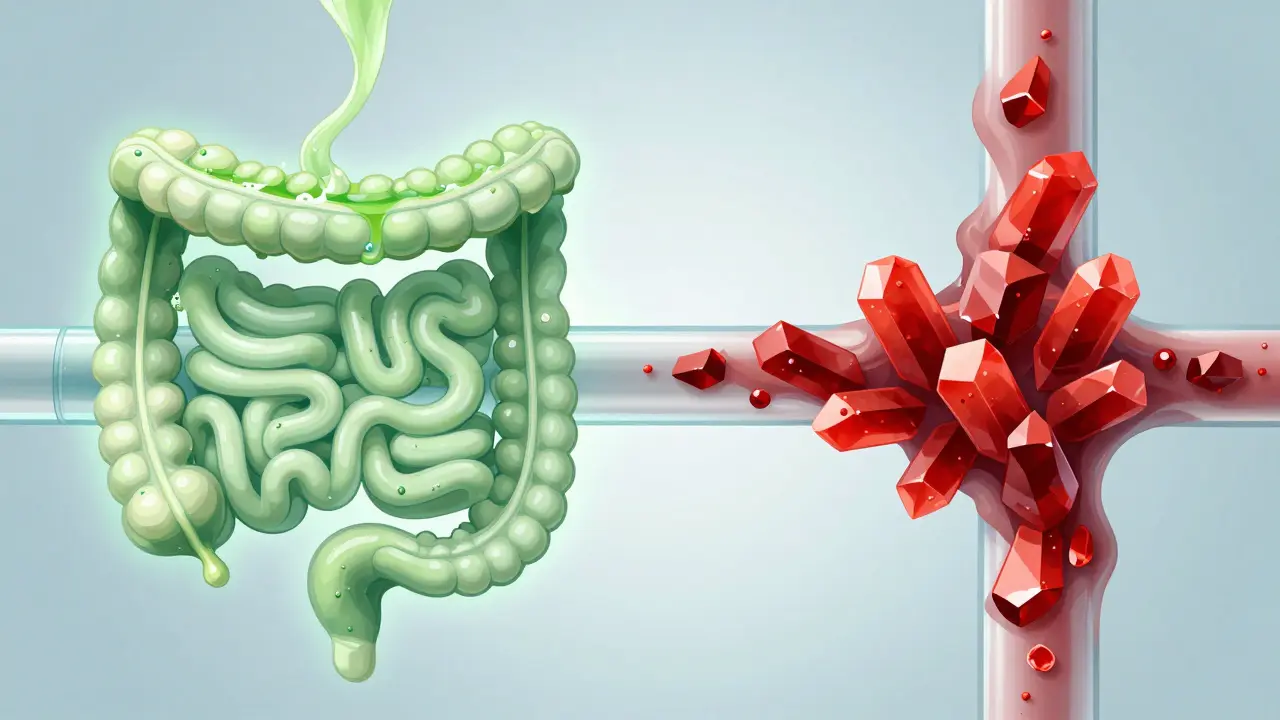 Abstrakte Darstellung von unterschiedlicher Verstoffwechselung bei Mensch und Tier.