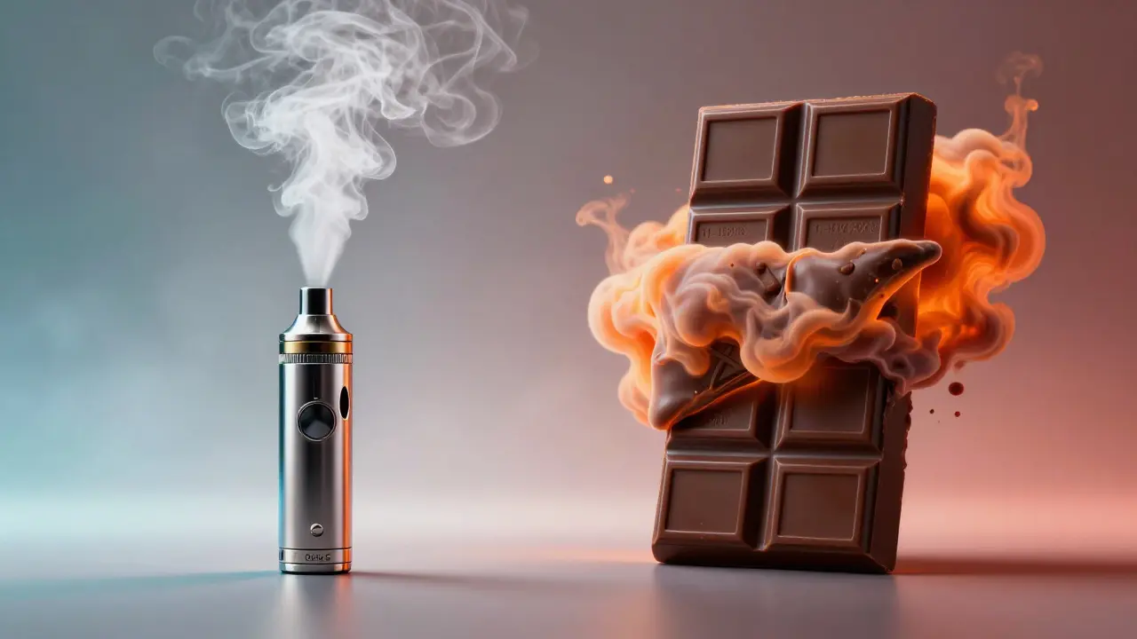 Konzeptbild: Unterschied zwischen Vaporizer und Edibles Wirkung