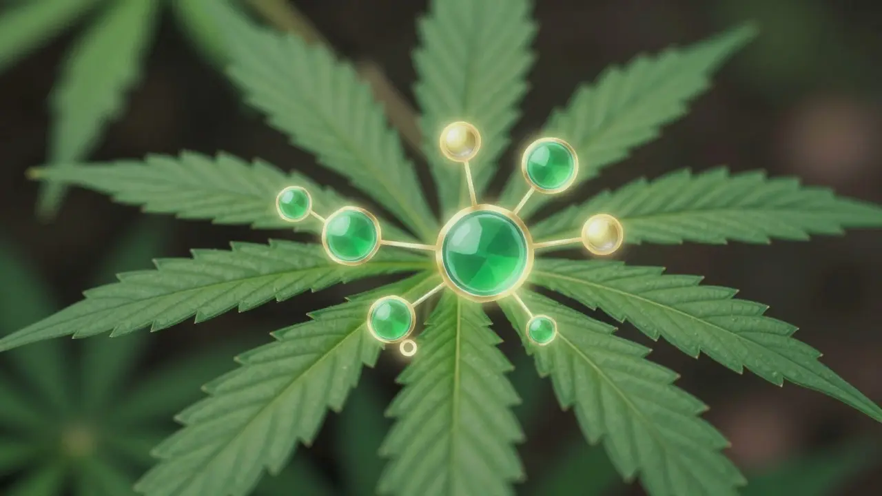 4 Beispiele für Cannabinoide: THC, CBD, CBG und H4CBD im Überblick