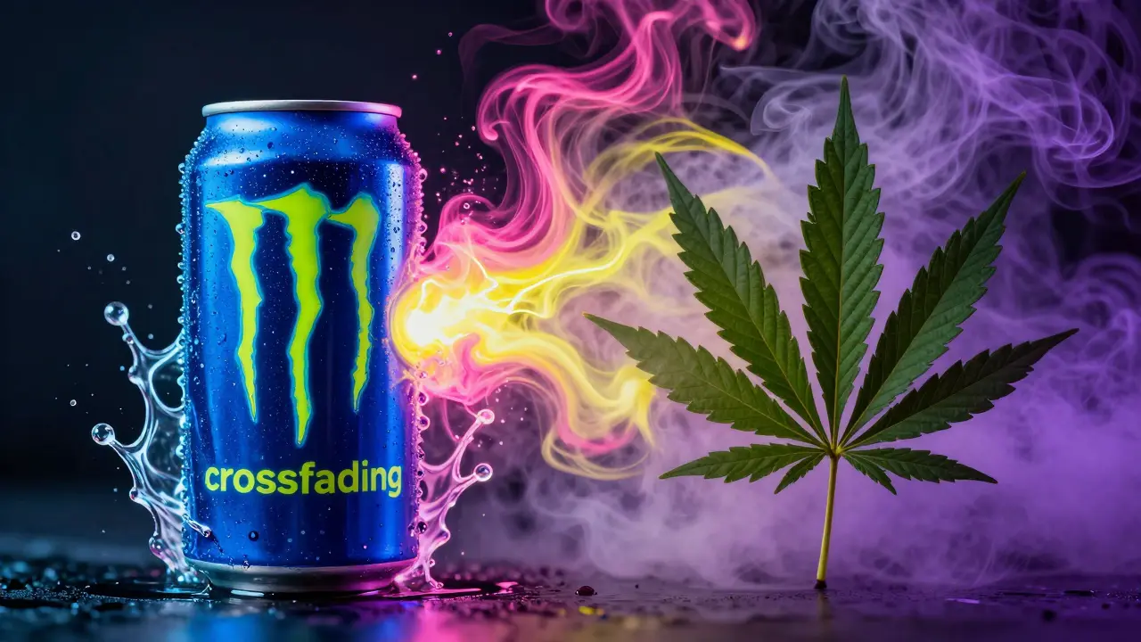Crossfaden mit Cannabis-Energy-Drinks: Was passiert im Körper?