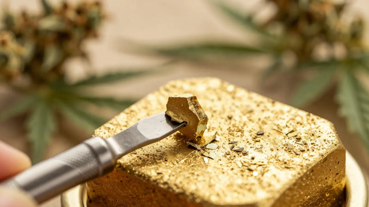 Metallwerkzeug bricht ein Stück Shatter ab